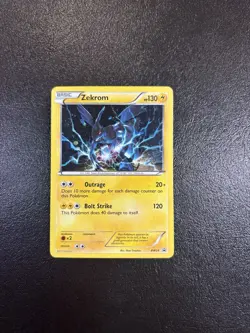 Pokemon TCG Card Zekrom BW24 Black Star Promo Holo MP - Image 1