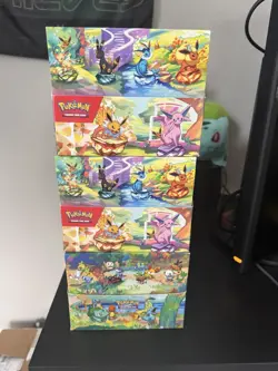 Pokemon Lot Empty Mini Tins 2 Prismatic Evolutions & Celebrations - Image 4