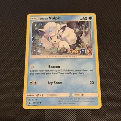 The Pokemon Company Alolan Vulpix Toys R Us Promo Stamped Holo 021/145 EN LP - Image 1