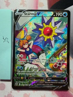 Pokemon TCG Starmie V TG13/TG30 Trainer Gallery Illustration Rare Holo NM - Image 1