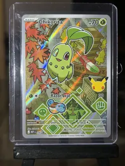 Chikorita 046 MEP IR Holo EN 2026 30th Anniversary First Partner Series 2 - Image 1