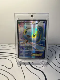 Pokemon XY Breakpoint MANAPHY EX FULL ART Ultra Rare 116/122 NM+ - Image 1