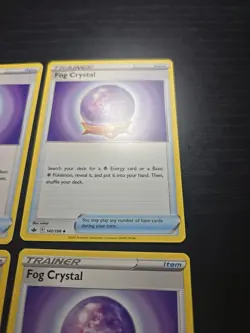 4x Fog Crystal 140/198 Pokemon Card TCG Chilling Reign Uncommon NM Authentic LP - Image 2