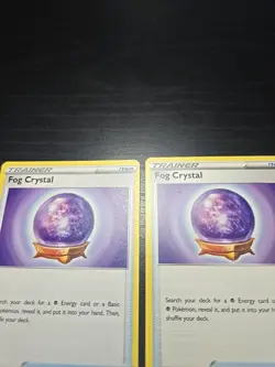4x Fog Crystal 140/198 Pokemon Card TCG Chilling Reign Uncommon NM Authentic LP - Image 4