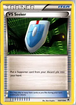 VS Seeker 109/119 Uncommon Phantom Forces Pokemon Heavily Played - Image 1