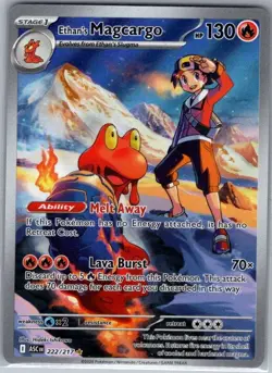 Ethan's Magcargo 222/217 ME: Ascended Heroes - Pokemon Card - NM - Image 1