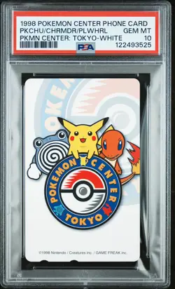 PSA 10 Pokemon Phone Card Pikachu & Friends Japanese Center Tokyo 1998 POP 30 - Image 1