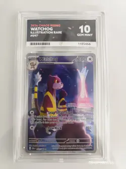 Pokemon - Watchog 097/086 ACE 10 Gem Mint - Chaos Rising - PERFECT SUBGRADES - Image 1