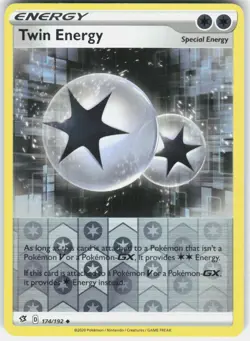 Twin Energy 174/192 Holo League & Championship Cards Pokemon Reverse Holo NM - Image 1