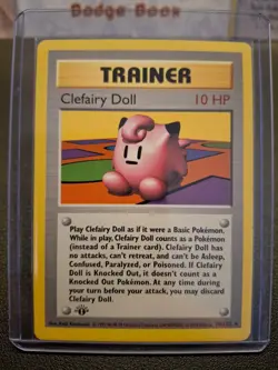 Pokemon TCG Clefairy Doll Base Set 1st Edition (Shadowless Border) - Image 2