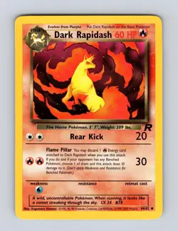 Dark Rapidash 44/82 - UC Team Rocket Unlimited - LP - Pokemon - Image 1