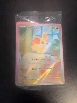 Fennekin Full Art Promo Chaos Rising ETB Promo 080 - SEALED & MINT FRONT Pokemon - Image 1