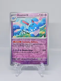 074/191 AZUMARILL | UNCOMMON REVERSE HOLO | SURGING SPARKS POKEMON CARD - Image 1