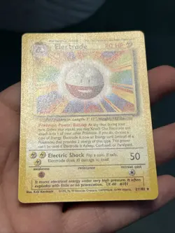 Pokemon TCG Electrode 1999 Base Set 21/102- NM - Image 3