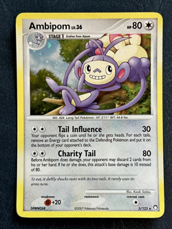 POKEMON MYSTERIOUS TREASURES HOLO 3/123 AMBIPOM - Image 1