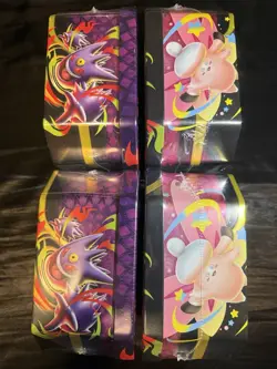 LOT OF 4 POKEMON TCG MEGA MOONLIT TIN MEGA GENGAR EX New Factory Sealed - Image 4