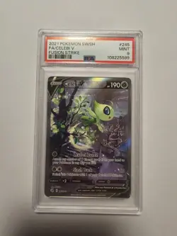 CELEBI V 245/264 PSA 9 FUSION STRIKE ALTERNATE ART HOLO POKEMON ENGLISH - Image 1