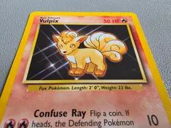 1999-2000 Vulpix 68/102 Common Pokemon Card Base Set Regular LP - Image 2