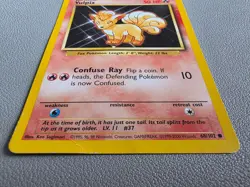 1999-2000 Vulpix 68/102 Common Pokemon Card Base Set Regular LP - Image 3