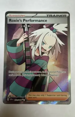 Roxie's Performance 112/086 Me04: Chaos Rising Holo Pokemon - Image 1