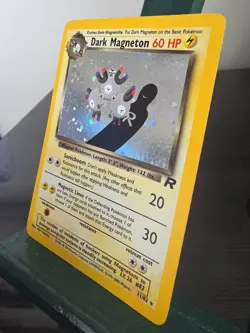 Pokemon TCG Team Rocket Dark Magneton 11/82 Holo Rare English WOTC 2000 60 HP - Image 1