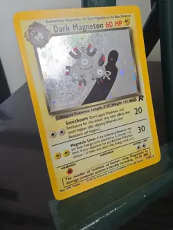 Pokemon TCG Team Rocket Dark Magneton 11/82 Holo Rare English WOTC 2000 60 HP - Image 3