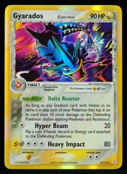 Gyarados #8/110 Holon Phanoms NM- Pokemon Card - Image 1