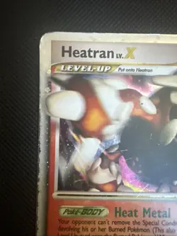Heatran LV.X DP31 - Diamond and Pearl Black Star Promo Holo Pokemon - MP/HP - Image 2