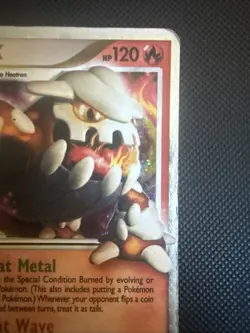 Heatran LV.X DP31 - Diamond and Pearl Black Star Promo Holo Pokemon - MP/HP - Image 3