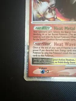Heatran LV.X DP31 - Diamond and Pearl Black Star Promo Holo Pokemon - MP/HP - Image 5