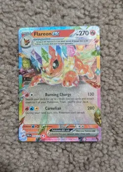 Pokemon TCG Flareon Ex 014/131 Prismatic Evolutions - Image 1