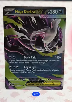 *Prerelease* Mega Darkrai ex 048/084 NM - Pokemon TCG Pitch Black - Image 2