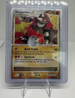 Pokemon TCG Rhyperior LV.X 145/146 Legends Awakened Holo Ultra Rare 170 HP - Image 1
