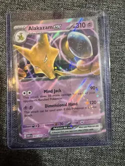 2023 Pokemon MEW 151 Alakazam EX Holo 065/165 Near Mint Pack Fresh - Image 1