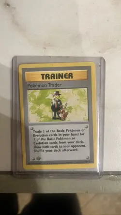Pokemon Trader 77/102 Base Set WOTC Trainer Rare TCG Card 1999 - Image 1