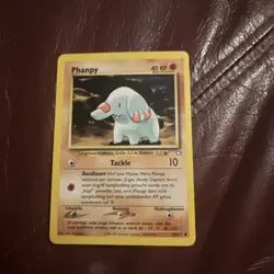 Pokemon TCG 2001 Neo Genesis German Language Card -- Phanpy 43/111 - Image 1