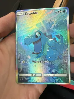 Totodile Pokemon Card DISPLAY ART CARD - Image 2