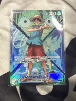 Bandai One Piece CG | OP02-062 Monkey D. Luffy | Leader Alt Art Holo EN 5000 - Image 1
