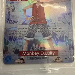 One Piece Monkey D. Luffy US Voyage College Basketball Promo Card- Sealed / Mint - Image 4