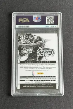 2012-13 Contenders Kawhi Leonard Rc Rookie Auto #263 PSA 10 Clippers - Image 2