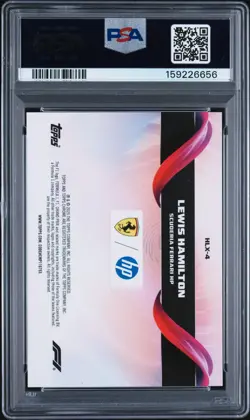 2025 Topps Chrome F1 Lewis Hamilton Helix PSA 10 - Image 2
