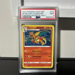 2022 Pokemon SWSH Pokemon Center - Special Delivery Charizard Holo #075 PSA 9 - Image 1