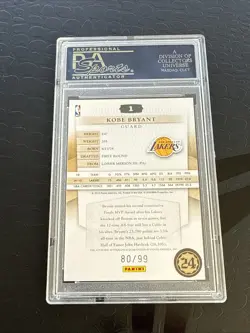 KOBE BRYANT AUTOGRAPH On Card AUTO 2010 Panini Timeless Lakers Card PSA 8.5 - Image 2