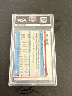 2019 Topps Chrome #1 Shohei Ohtani X-Fractor RC Rookie Cup PSA 10 - Image 2