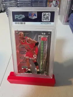 1995-96 Fleer Metal - Michael Jordan #13 PSA 8 - Image 2