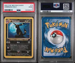 2001 POKEMON NEO DISCOVERY #13 UMBREON-HOLO PSA 2 Swirl - Image 3