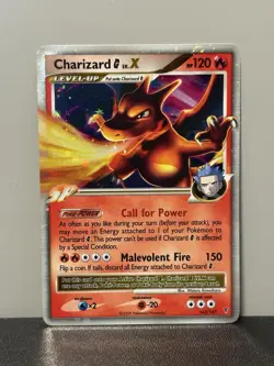 Charizard G Lv X 143/147 pokemon supreme victors 2009 rare holo pokemon card - Image 1