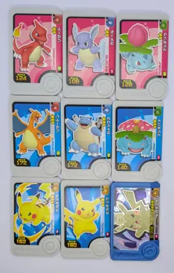Pokemon Frienda Bulk Lot 9 Chips Charizard Blastoise Venusaur Arcade Game Japan - Image 1