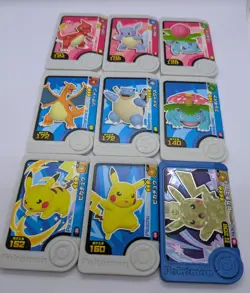 Pokemon Frienda Bulk Lot 9 Chips Charizard Blastoise Venusaur Arcade Game Japan - Image 4