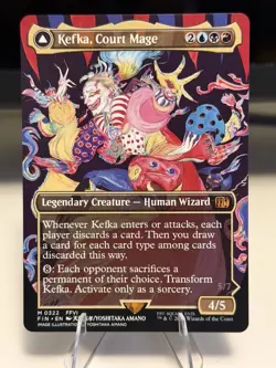 Kefka, Court Mage (FIN 0322) (Borderless) Final Fantasy Regular, MTG - Image 1